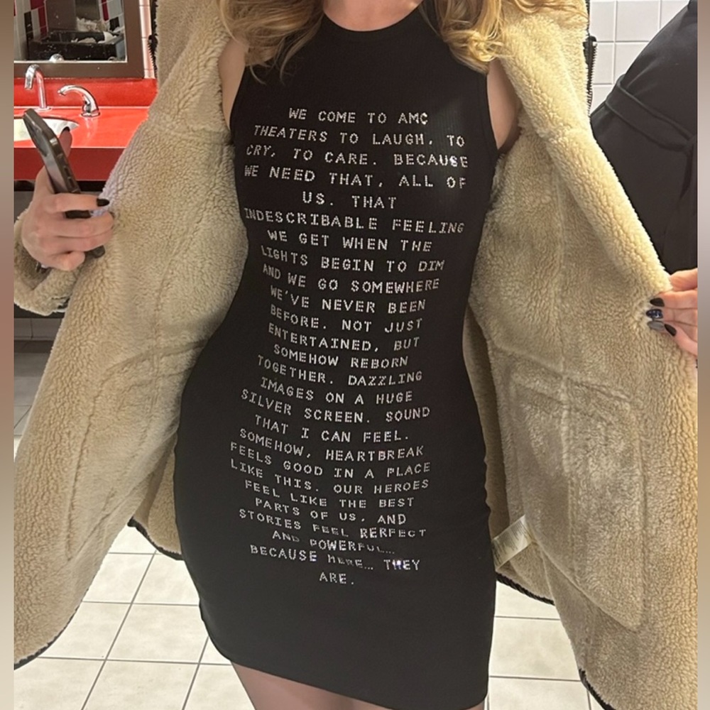 Fashion Brand Company AMC Ribbed Tencel Dress